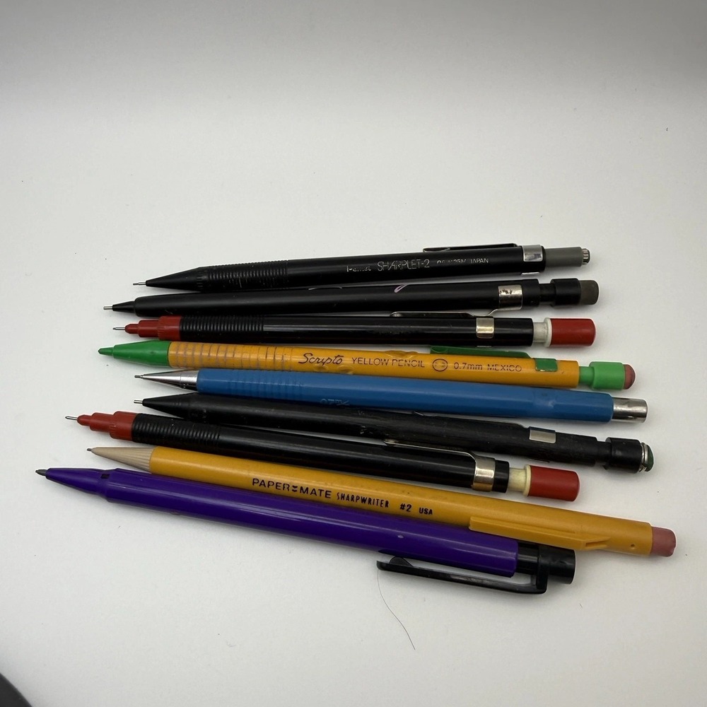 Vintage Mechanical Pencils Pack of 9